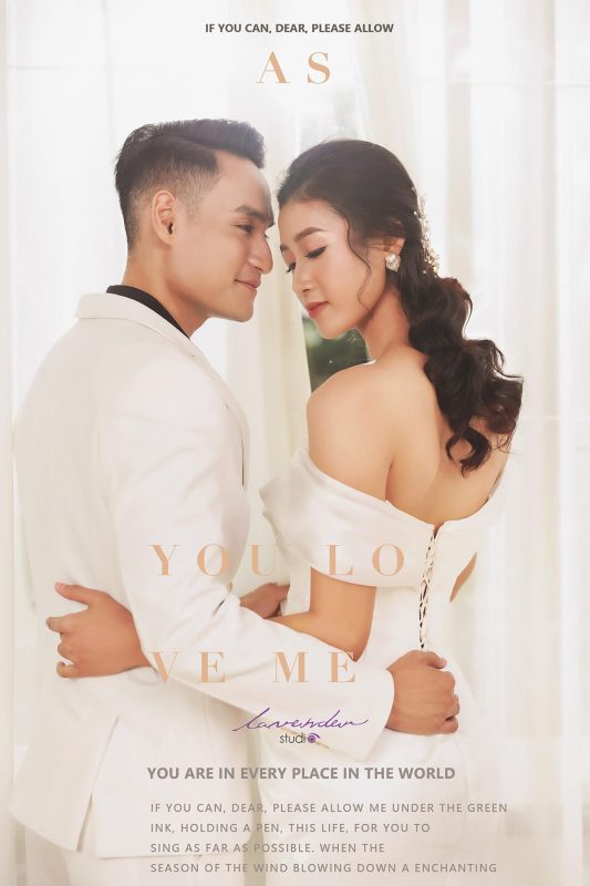 Studio chụp hình cổng giá rẻ tại Lavender Wedding